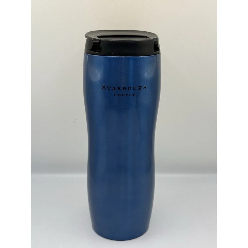 Starbucks Coffee 2006 Insulated Coffee Or Tea Travel Mug Tumbler Teal 16oz